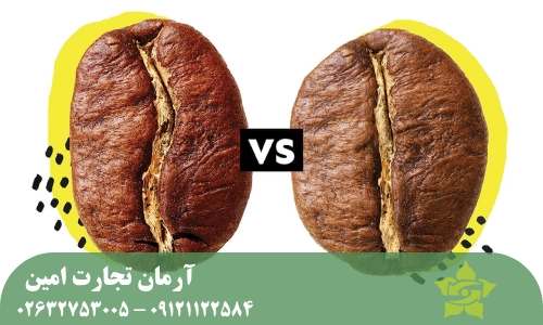 تفاوت دانه قهوه سبز عربیکا و روبوستا در طعم، عطر و اسیدیته