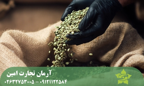 خرید دانه سبز قهوه عمده با واردات مستقیم و تأمین دائمی
